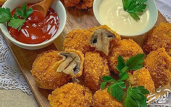 قارچ سوخاری در فر